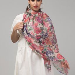 J Style Floral Printed Scarf-image-59