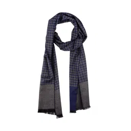 The Tie Hub Men Wool Checked Scarf-image-45