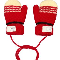 FabSeasons Kids Patterned Acrylic Wool Winter Gloves-42