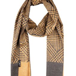 The Tie Hub Men Checked Woolen Scarf With Frayed Border-18