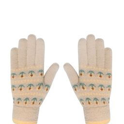 LOOM LEGACY Women Winter Acrylic Woolen Solid Design Hand Gloves-picture-43