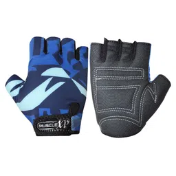 MuscleXP Stout Blue Fitness Sports Gym Gloves-31