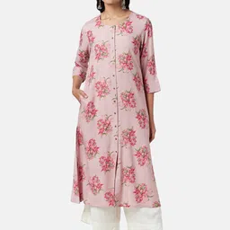 RANGMANCH BY PANTALOONS Women Floral Printed Straight Kurta-image-40