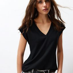 Trendyol V-Neck Extended Sleeves Regular Top-picture-36