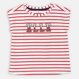 ELLE Multicoloured Striped Extended Sleeves Top-picture-30