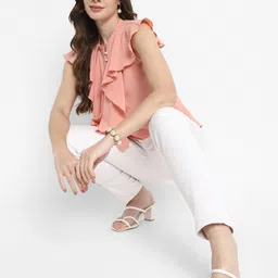 Taurus Flutter Sleeves Top image 5