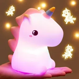 Unicorn 7-Color LED Light for Kids' Bedroom Decor and Ideal Gift Night Lamp-image-37