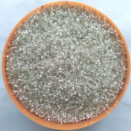 15/0-1.5mm silverline white glass cut seed beads for craft,embroidery and jewellery making[100 gram]-18