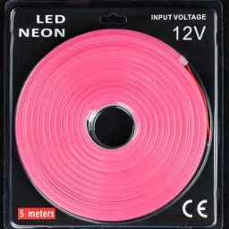 5 Meter Pink Neon LED Flexible Strip Interior Exterior Car Styling EL Wire Light Car Fancy Lights-15