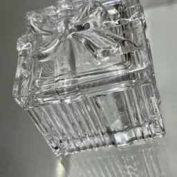 Glass Candy Bowl Square shape-8