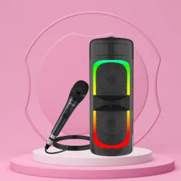 Clairbell Bluetooth (PORTABLE PARTY SPEAKER) With Karaoke Mic & RGB Lights, Bass SoundH233 40 W Bluetooth Party Speaker-image-48