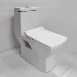 Platinum Ceramic Western Toilet/Water Closet/Commode With Soft Close Toilet Seat NEW-PREMIUM GRADE FLOOR MOUNTED "S" TRAP ONE PIECE Western Commode-15