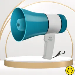 Handheld Megaphone with Siren, Microphone & Rechargeable for Outdoor EventsB260 Megaphone Portable Megaphone Siren Loudspeaker Function &Long Battery BackupW260 Outdoor PA System-11