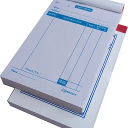 Cash Memo Pack of 2 with Carbon Copy PAck of 2 2-Part Cash Memo-15