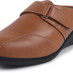 fausto Back Open Formal Slip On Flatform Heel Adjustable Strap Shoes|Office Meetings Slip On For Women image 2