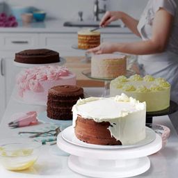 jard enterprise 360 Degree Rotational Turntable for cake making Full Cake Maker Cake Maker image 3