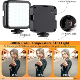 Smars 6-in-1 Tripod Kit, Monopod Kit image 5