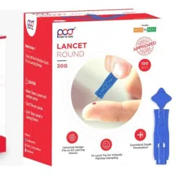 25strips + 100Lancets & Glucometer-10