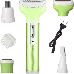 ETIYU 4 in 1 Beard Trimmer Wet Dry Rotary Shaver Cordless Hair Trimmer Nose Trimmer Shaver For Women, Men-image-6