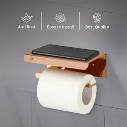 Toilet Paper Holder with Mobile Phone Stand/Toilet Roll Holder/Tissue Holder Stainless Steel Toilet Paper Holder-image-57
