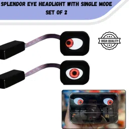 SR5 Headlight Red Devil Eye Light Set of 2 Headlight Motorbike LED Interior Light Motorbike LED (12 V, 5 W)-image-14