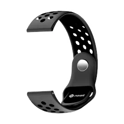 Noise Sports Edition Silicone Sport Strap for Noise ColorFit & NoiseFit (22mm) (Lightweight & Rugged, Grey/Black)-picture-32