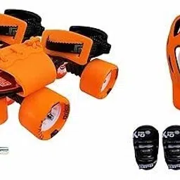 Speed Lovers Skates Combo (Skates, Helmet, Knee & Elbow) for Ages 6-14 Skating Kit-picture-24