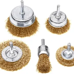 5Pcs Steel Wire Brush Scraper Set, For De-Rusting and Polishing - 611535 Wheel Brush-picture-20