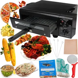 Grill BBQ For Home with Timer & Regulator Fitted With Stainless Steel Element Electric Tandoor-image-0