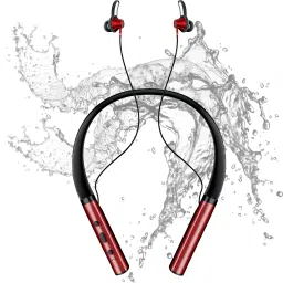 Bluetooth Waterproof Wireless Neckband 300 hrs Standby Support TF Card Earphones Bluetooth Headset-image-41