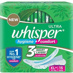 whisper ULTRA CLEAN XL PLUS WINGS - 15 PADS P Sanitary Pad-picture-25