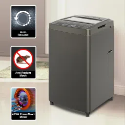 godrej 6 kg Turbo 6 Pulsator With Toughened Glass Lid Fully Automatic Top Load Grey image 5