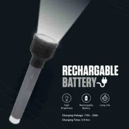 zeno volt Big Rock light Rechargeable 9051 torch Torch image 2
