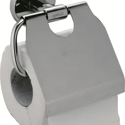 With Flap (Round) Brass Toilet Paper Holder-53
