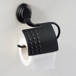 Cubic Stainless Steel 304 Grade Toilet Paper Roll Holder in Bathroom (Black) Stainless Steel Toilet Paper Holder-4