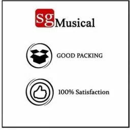sg musical E Sharp Medium Professional Flute with Bag Bamboo Flute image 3