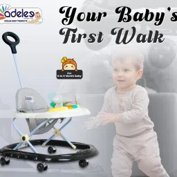 Musical Activity Walker With Parent Rod-9