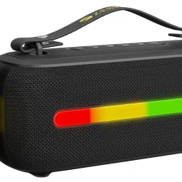 ZEBRONICS Zeb-Sound Feast 80,Wireless Microphone,Type-C Charging,Upto 14 hrs Backup 20 W Bluetooth Party Speaker image 2