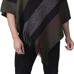life and style Wool Blend Poncho-picture-11