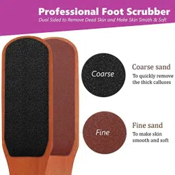 Wooden Handle Foot Scrubber For Dead Skin Calus Remove Pedicure Tool set of 2-3