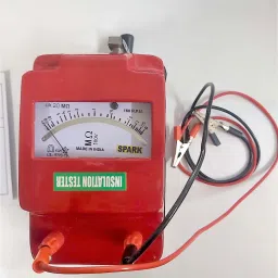 spark Hand Driven MEGGER Generator Insulation Tester, 100V, 0- 20MOhms Analog Voltage Tester Analog Voltage Tester-14