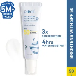 Sunscreen - SPF 50 PA+++ 2% Niacinamide & Rice Water Sunscreen | Brightens, No White Cast | Dermat-Tested-17