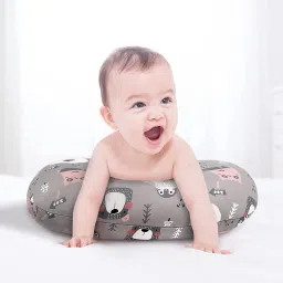 100 % Cotton Breastfeeding Pillow, Buckles Adjustment with Zip Micky Premium Breastfeeding Pillow-image-56
