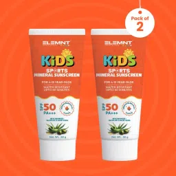 Sunscreen - SPF 100 PA+++ Kids Sports Mineral Sunscreen SPF 50, PA+++ | Sun Protection | 50x2 (Pack of 2)-image-32