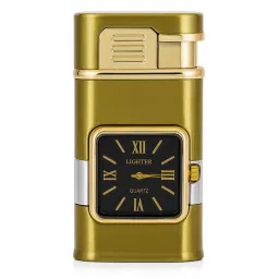 Premium Men’s Stylish Watch Lighter | Refillable Jet Flame Pocket Lighter-image-7