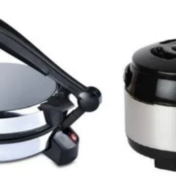 ® Combo Pack Of Steel casserole AAA Quality 1 years warranty Model RT26 Roti and Khakra Maker-image-52