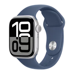 Apple Watch Series 10 GPS with Sport Band - M/L (42mm Retina LTPO3 OLED Display, Silver Aluminium Case)-image-73
