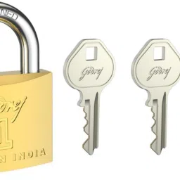 NO. 1 PADLOCK 50MM BRASS 3 KEYS Padlock-image-29