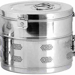 Dressing Drums Stainless Steel (9" Dia. x 9" Height) Interactive dressings Medical Dressing-image-2
