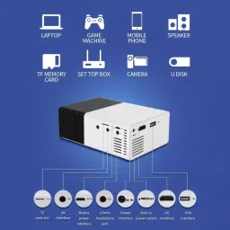 VOLTegIC Party Game Remote Controller Movie Projector 400 lm LED Corded & Cordless Mobiles Portable Projector image 3